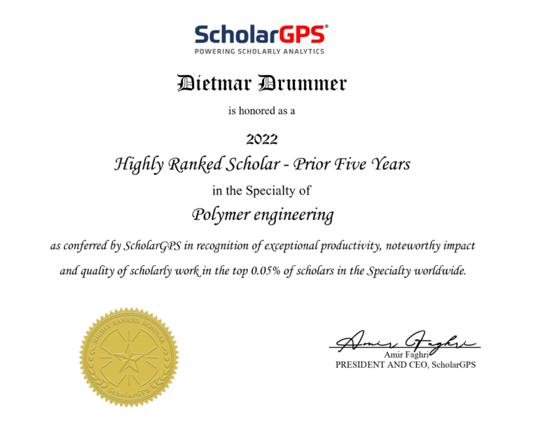 Award for Prof. Drummer